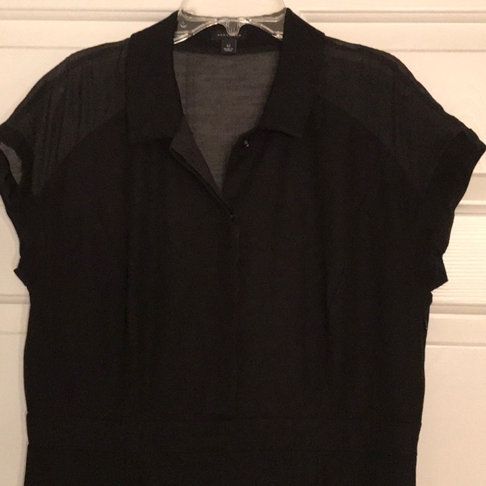 Black Ann Taylor dress size 12 EUC